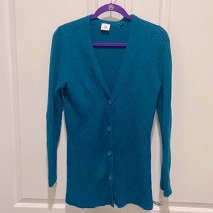 NWOT Cabi Deco Cardigan in Teal Blue - Size M
